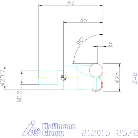 Garant Másoló- és síkmaró indexálással 25/2 mm