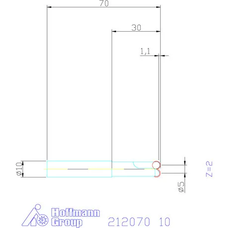 Garant Másolómaró 0° negatív 10 mm