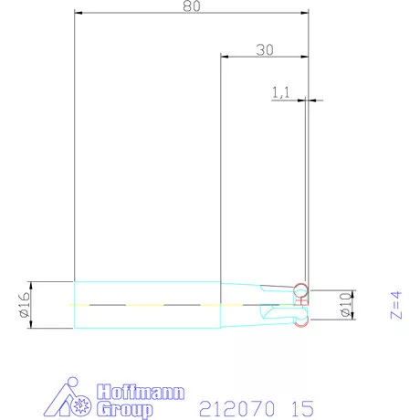 Garant Másolómaró 0° negatív 15 mm