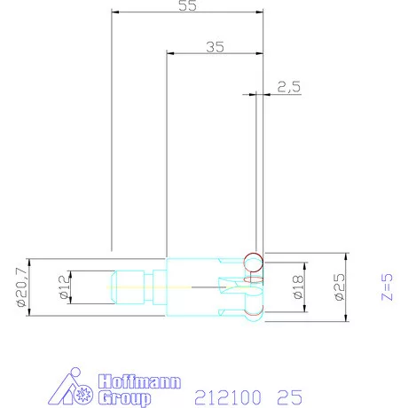 Garant Másolómaró 0° negatív 25 mm