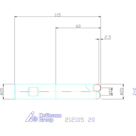 Garant Másolómaró 0° negatív 20 mm