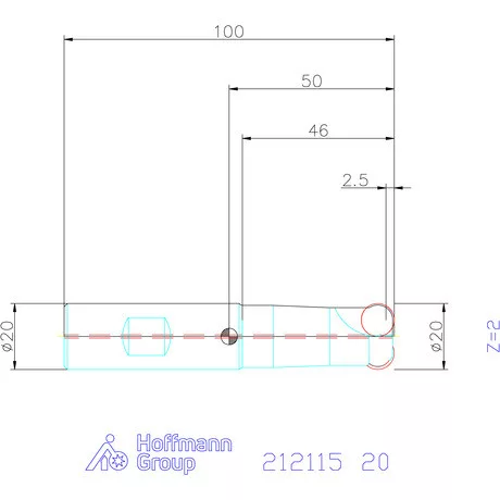 Garant Másolómaró 7° pozitív 20 mm