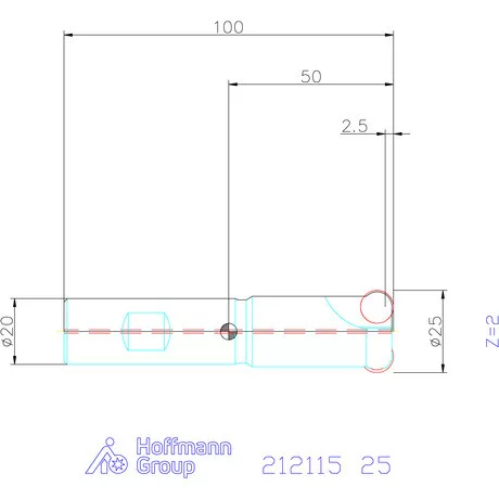Garant Másolómaró 7° pozitív 25 mm