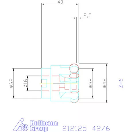Garant Másolómaró 0° negatív 42/6 mm