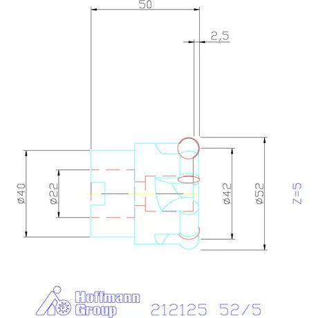 Garant Másolómaró 0° negatív 52/5 mm