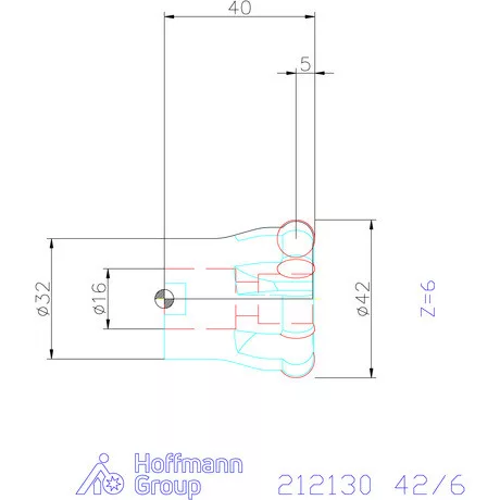 Garant Másolómaró 7° pozitív 42/6 mm