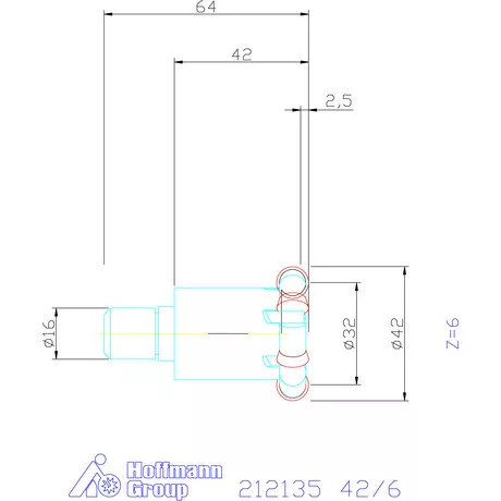 Garant Másolómaró 0° negatív 42/6 mm