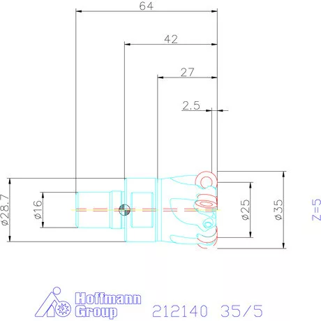 Garant Másolómaró 7° pozitív 35/5 mm