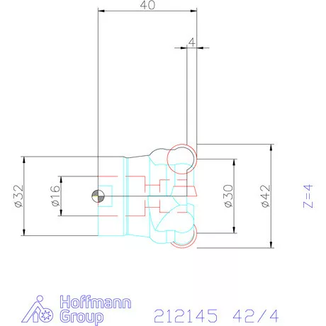 Garant Másolómaró 0° negatív 42/4 mm