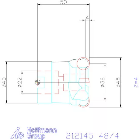Garant Másolómaró 0° negatív 48/4 mm