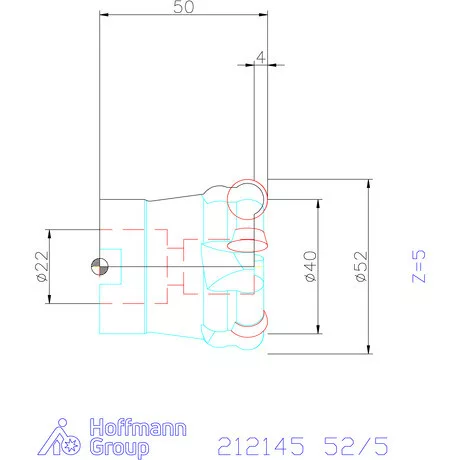 Garant Másolómaró 0° negatív 52/5 mm