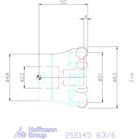 Garant Másolómaró 0° negatív 63/6 mm
