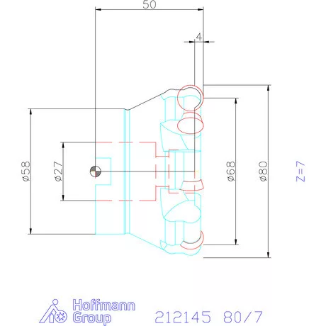 Garant Másolómaró 0° negatív 80/7 mm