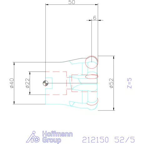 Garant Másolómaró 7° pozitív 52/5 mm