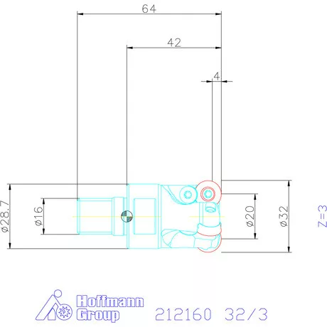 Garant Másolómaró 7° pozitív 32/3 mm
