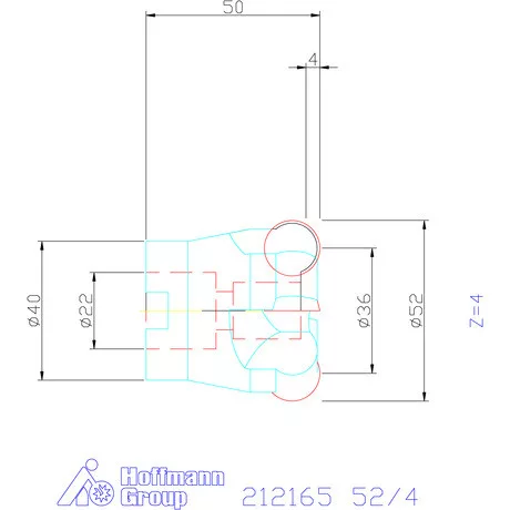 Garant Másolómaró 0° negatív 52/4 mm