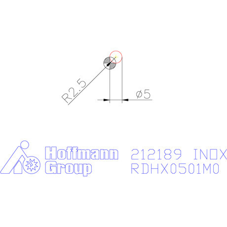 RDHX 0501 MOSN pozitív INOX