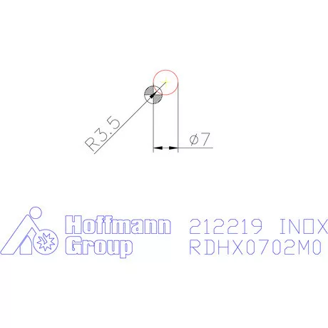 RDHX 0702 MOSN pozitív INOX