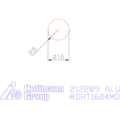 RDHT 1604 gyémántbevonatú, pozitív ALU