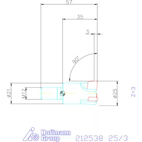 Garant Simító maró 25/3 mm