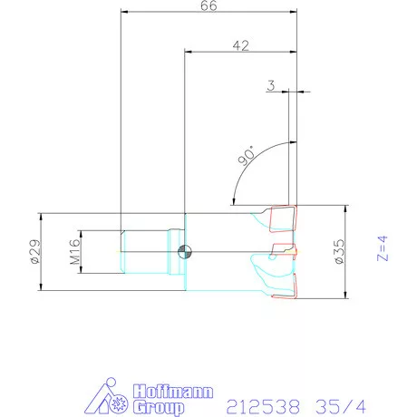 Garant Simító maró 35/4 mm