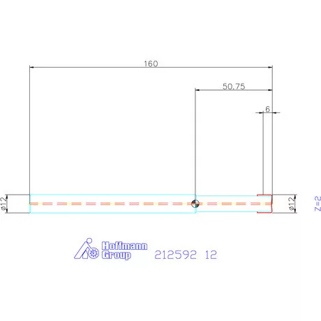 Garant VHM másolómaró extra hosszú 12 mm