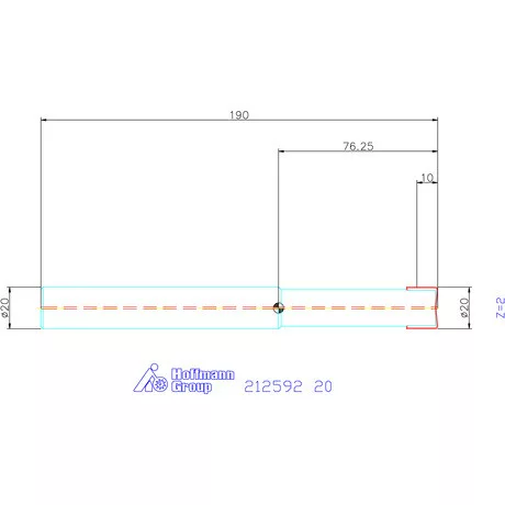 Garant VHM másolómaró extra hosszú 20 mm