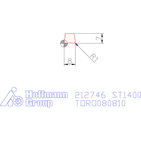 Garant Marólapka ⌀ 8 mm Highfeed ST1400