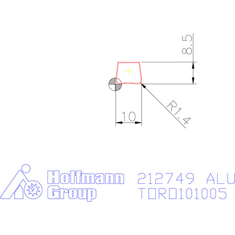 Garant Marólapka ⌀ 10 mm Highfeed ALU