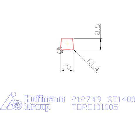 Garant Marólapka ⌀ 10 mm Highfeed ST1400