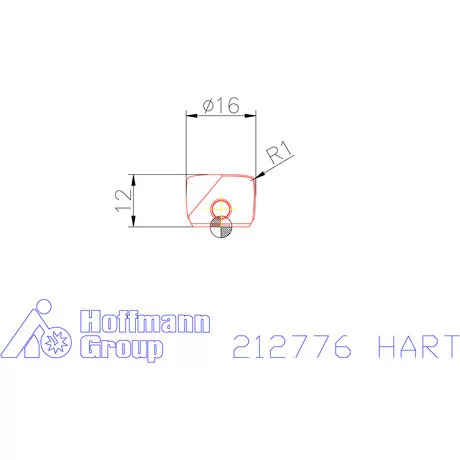 Garant Marólapka ⌀ 16 mm tompa kúpos HART