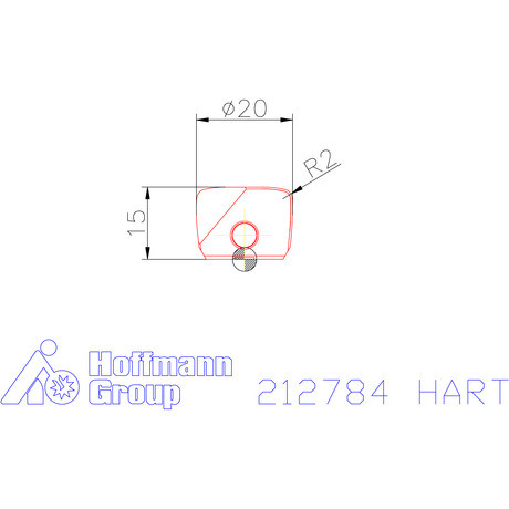 Garant Marólapka ⌀ 20 mm tompa kúpos HART