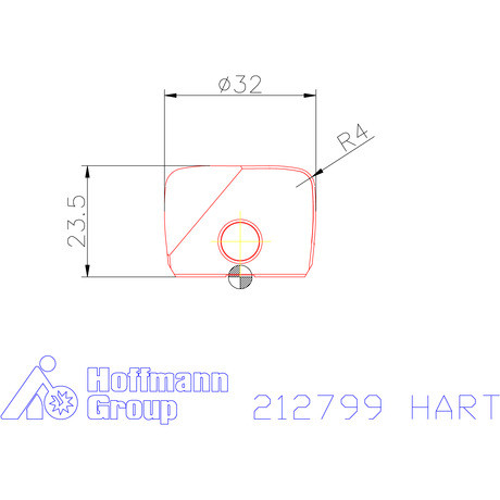 Garant Marólapka ⌀ 32 mm tompa kúpos HART