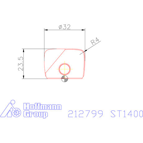 Garant Marólapka ⌀ 32 mm tompa kúpos ST1400