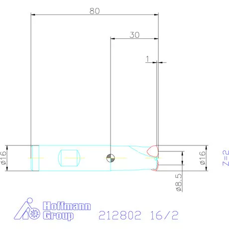 Garant Garant Power Q nagy előtolású maró 16/2 mm