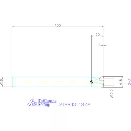 Garant Garant Power Q nagy előtolású maró 18/2 mm