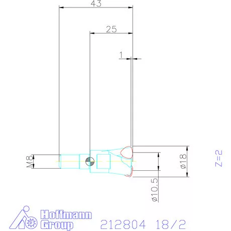 Garant Garant Power Q nagy előtolású maró 18/2 mm