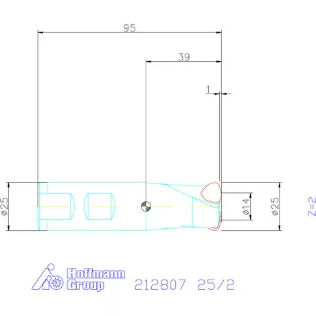 Garant Garant Power Q nagy előtolású maró 25/2 mm
