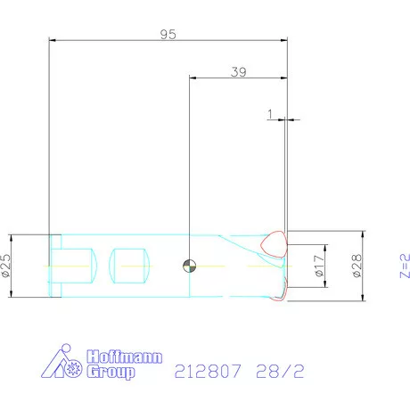 Garant Garant Power Q nagy előtolású maró 28/2 mm