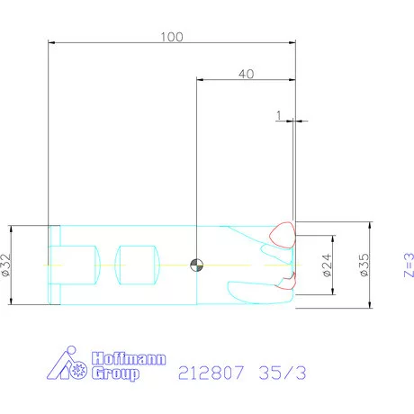 Garant Garant Power Q nagy előtolású maró 35/3 mm