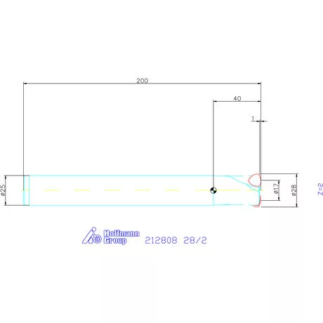 Garant Garant Power Q nagy előtolású maró 28/2 mm