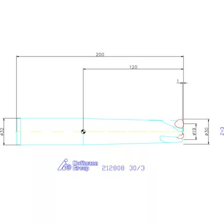 Garant Garant Power Q nagy előtolású maró 30/3 mm