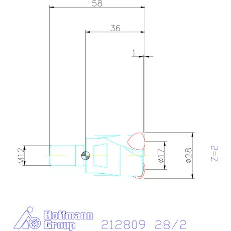 Garant Garant Power Q nagy előtolású maró 28/2 mm
