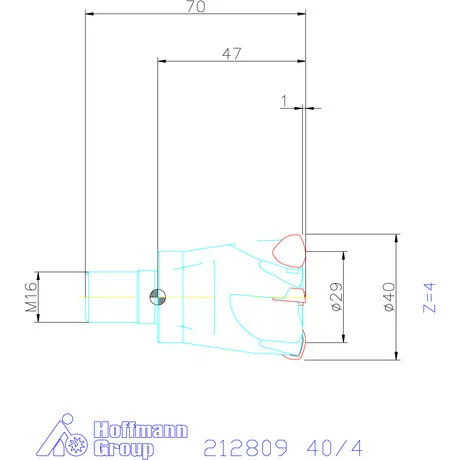 Garant Garant Power Q nagy előtolású maró 40/4 mm