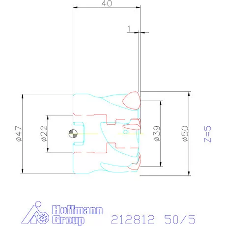 Garant Garant Power Q nagy előtolású maró 50/5 mm