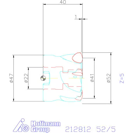 Garant Garant Power Q nagy előtolású maró 52/5 mm