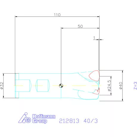 Garant Garant Power Q nagy előtolású maró 40/3 mm
