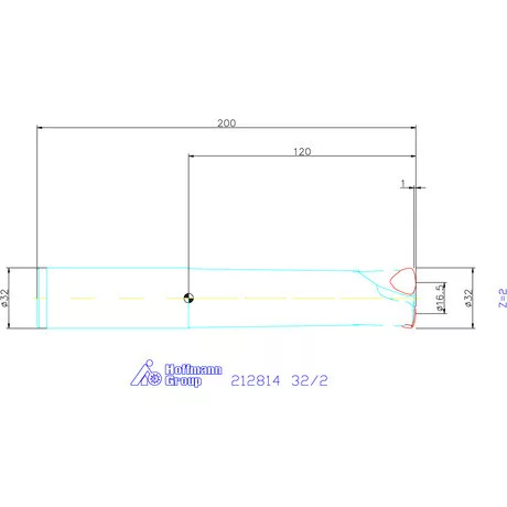 Garant Garant Power Q nagy előtolású maró 32/2 mm