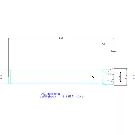 Garant Garant Power Q nagy előtolású maró 40/3 mm