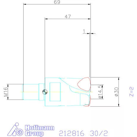 Garant Garant Power Q nagy előtolású maró 30/2 mm